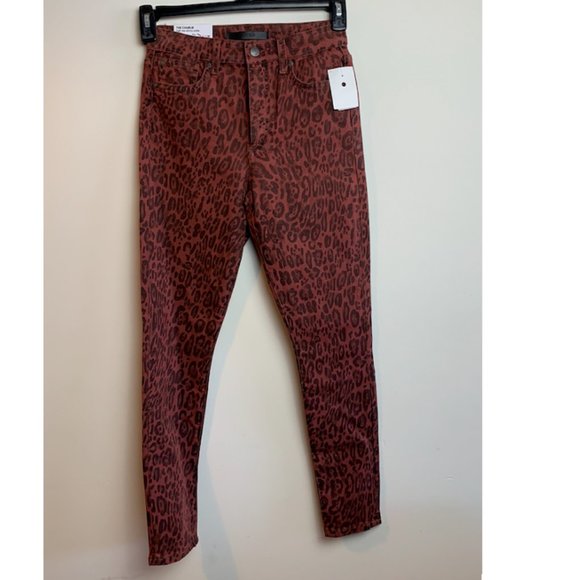 NWT $300 Joe's Leopord High-Rise Skinny Ankle Jean - Picture 3 of 8